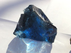 Bryłka szklana niebieska 10-30 cm
